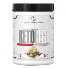 Для похудения и контроля веса Purus Labs, KetoFeed, соленая ванильная карамель, 585 г (1,3 фунта)