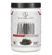 Аминокислоты Purus Labs, Everyday Amino, натуральная ежевика и вишня, 225 г (7,9 унции)