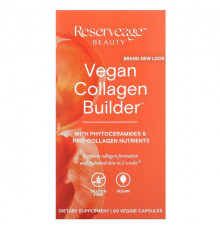 Коллаген Reserveage Nutrition, Vegan Collagen Builder, 60 растительных капсул