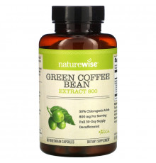 NatureWise, Green Coffee Bean Extract 800, 60 Veggie Caps