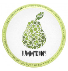 Для пищеварительной системы Tummydrops, Сладкая имбирная груша, 18 капель, 57 г (2 унции)