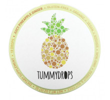 Для пищеварительной системы Tummydrops, Сочные капли с ананасом и имбирем, 18 капель, 57 г (2 унции)