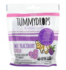 Женское здоровье Tummydrops, Органический сладкий ежевика и имбирь, 33 пастилки, 105 г (3,7 унции)