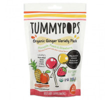 Для пищеварительной системы Tummydrops, Tummypops, органический имбирь, 21 шт.