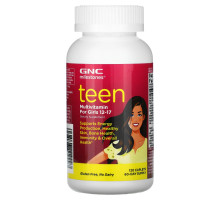 GNC, Milestones, Teen Multivitamin, For Girls 12-17, 120 Caplets