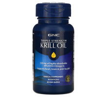 GNC, Triple Strength Krill Oil, 30 Softgels
