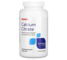 GNC, Calcium Citrate, 180 Vegetarian Caplets