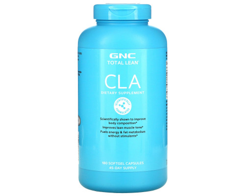 GNC Total Lean, CLA, 180 Softgel Capsules GNC Total Lean, CLA, 180 Softgel Capsules