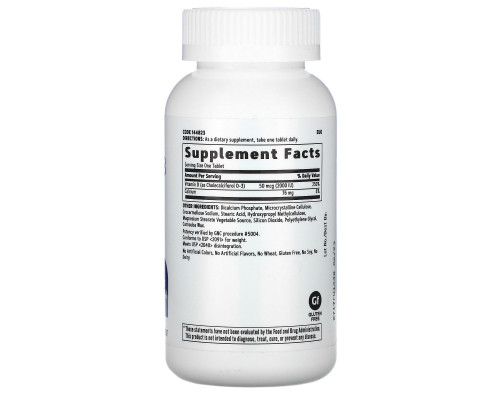 GNC, Vitamin D-3, 50 mcg (2,000 IU), 180 Tablets GNC, Vitamin D-3, 50 mcg (2,000 IU), 180 Tablets