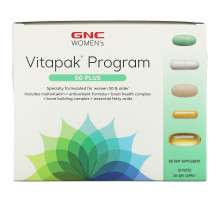 GNC, Women's Vitapak Program, 50 Plus, 30 Packs