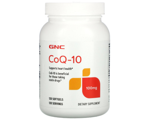GNC, CoQ-10, 100 mg, 120 Softgels GNC, CoQ-10, 100 mg, 120 Softgels