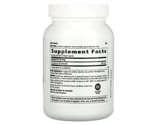 GNC, CoQ-10, 400 mg, 60 Softgels GNC, CoQ-10, 400 mg, 60 Softgels