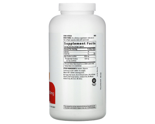 GNC, Triple Lecithin, 1,200 mg, 180 Softgels GNC, Triple Lecithin, 1,200 mg, 180 Softgels