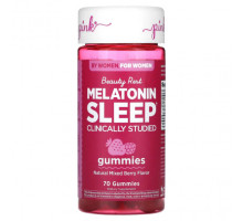 БАДы Pink, Beauty Rest Melatonin Sleep, натуральная ягодная смесь, 70 жевательных таблеток
