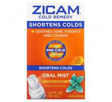 От гриппа и простуды Zicam, Cold Remedy, спрей для полости рта, арктическая мята, 30 мл (1 жидк. Унция)