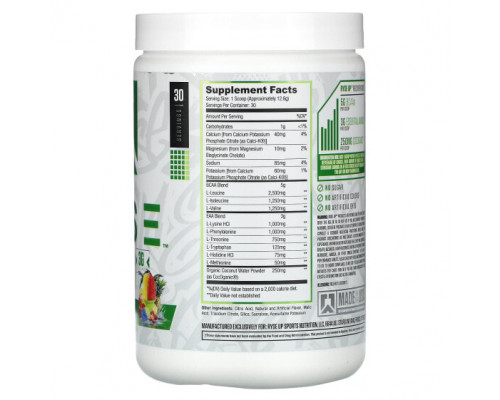 Аминокислоты RYSE, BCAA / EAA, тропический снокон, 378 г (13,3 унции) Аминокислоты RYSE, BCAA / EAA, тропический снокон, 378 г (13,3 унции)