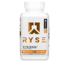 Витаминно-минеральные комплексы RYSE, Vitafocus, мультивитамины и ноотропы, 60 желатиновых капсул