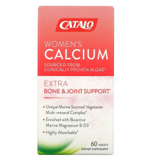 Catalo Naturals, Women's Calcium, Bone & Joint Support, 60 Tablets