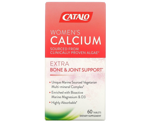 Catalo Naturals, Women's Calcium, Bone & Joint Support, 60 Tablets Catalo Naturals, Women's Calcium, Bone & Joint Support, 60 Tablets