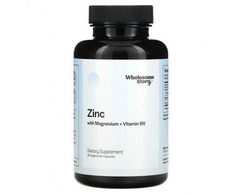 Цинк Magnesium Glycinate, Vitamin B6, Zinc Picolinate, 60 Vegetarian Capsules Цинк Magnesium Glycinate, Vitamin B6, Zinc Picolinate, 60 Vegetarian Capsules