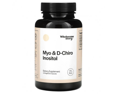Витамины группы B Myo & D-Chiro Inositol, 120 Vegetarian Capsules Витамины группы B Myo & D-Chiro Inositol, 120 Vegetarian Capsules