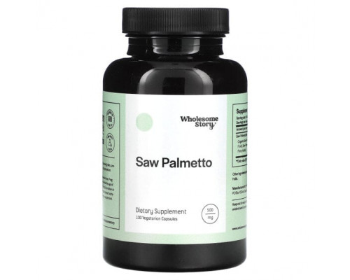 Мужское здоровье Saw Palmetto, 500 mg, 100 Vegetarian Capsules Мужское здоровье Saw Palmetto, 500 mg, 100 Vegetarian Capsules