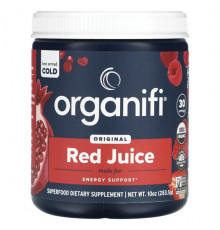 Фрукты и ягоды Organifi, Original Red Juice, без кофеина, 283,5 г (10 унций)