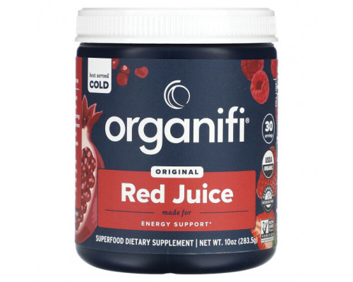 Фрукты и ягоды Organifi, Original Red Juice, без кофеина, 283,5 г (10 унций) Фрукты и ягоды Organifi, Original Red Juice, без кофеина, 283,5 г (10 унций)