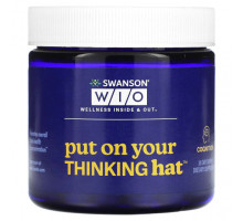 Аюрведа Swanson WIO, Put On Your Thinking Hat, 30 вегетарианских капсул