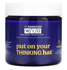 Аюрведа Swanson WIO, Put On Your Thinking Hat, 30 вегетарианских капсул