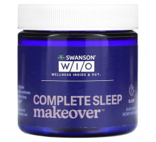 БАДы Swanson WIO, Complete Sleep Makeover, Sleep, 30-дневный запас