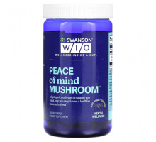 Грибы Swanson WIO, Peace of Mind Mushroom, 30 капсул