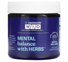 Улучшение памяти и работы мозга Mental Balance with Herbs, 30 Capsules