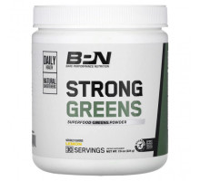 Суперфуды Bare Performance Nutrition, Strong Greens, порошок из суперпродуктов, лимон, 224 г (7,9 унции)