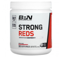 Фрукты и ягоды Bare Performance Nutrition, Strong Reds, клубника, 196 г (6,9 унции)