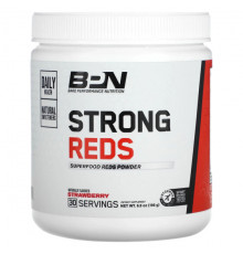Фрукты и ягоды Bare Performance Nutrition, Strong Reds, клубника, 196 г (6,9 унции)