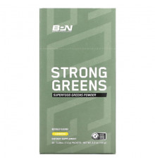 Зелень и зеленые овощи Bare Performance Nutrition, Strong Greens, лимон, 20 пакетиков по 7,5 г (0,26 унции)