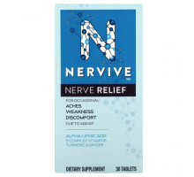 Антиоксиданты Nervive, Nerve Relief, 30 таблеток