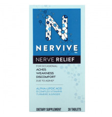 Антиоксиданты Nervive, Nerve Relief, 30 таблеток