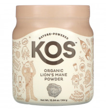 KOS, Organic Lion's Mane Powder, 12.84 oz (364 g)