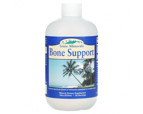 Для мышц и суставов Eidon Mineral Supplements, Ionic Minerals, поддержка костей, 533 мл (18 унций) Для мышц и суставов Eidon Mineral Supplements, Ionic Minerals, поддержка костей, 533 мл (18 унций)