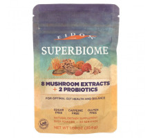 Грибы Superbiome, 8 Mushroom Extracts + 2 Probiotics, 1.08 oz (30.6 g)