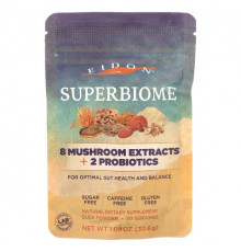 Грибы Superbiome, 8 Mushroom Extracts + 2 Probiotics, 1.08 oz (30.6 g)