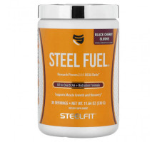 Электролиты SteelFit, Steel Fuel, сладкая вишня, 330 г (11,64 унции)