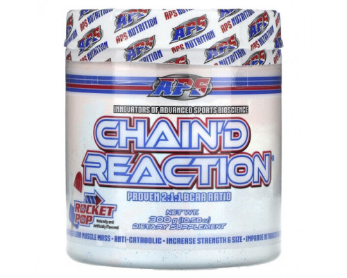 Аминокислоты APS, Chain'd Reaction, Rocket Pop, 300 г (10,58 унции) Аминокислоты APS, Chain'd Reaction, Rocket Pop, 300 г (10,58 унции)