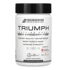 Мужское здоровье Cutler Nutrition, Triumph, средство для наращивания мышечной массы, 56 вегетарианских капсул
