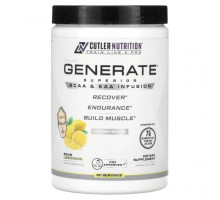 Аминокислоты Cutler Nutrition, Generate, превосходный настой BCAA и EAA, кислый лимонад, 366 г (12,91 унции)