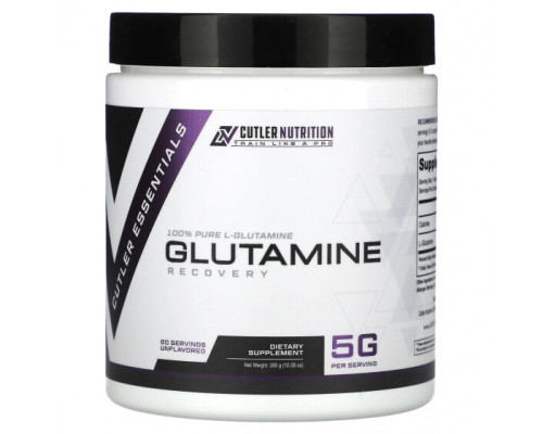 Аминокислоты Cutler Nutrition, Glutamine, Unflavored, 5 g, 10.58 oz (300 g) Аминокислоты Cutler Nutrition, Glutamine, Unflavored, 5 g, 10.58 oz (300 g)