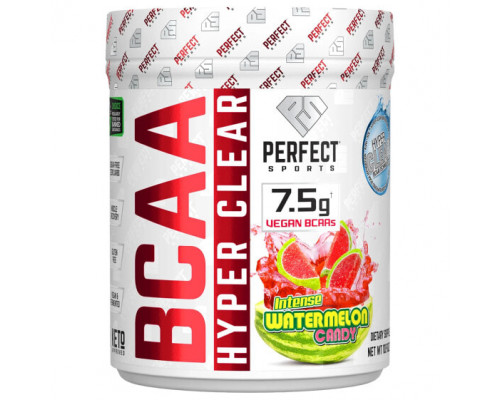 Аминокислоты Perfect Sports, BCAA Hyper Clear, арбузные конфеты с насыщенным вкусом, 310 г (10,9 унции) Аминокислоты Perfect Sports, BCAA Hyper Clear, арбузные конфеты с насыщенным вкусом, 310 г (10,9 унции)