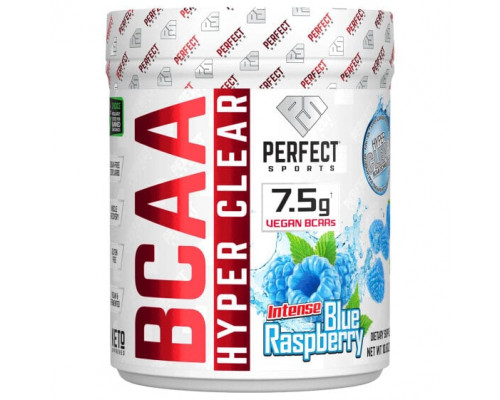 Аминокислоты Perfect Sports, BCAA Hyper Clear, насыщенная голубая малина, 306 г (10,8 унции) Аминокислоты Perfect Sports, BCAA Hyper Clear, насыщенная голубая малина, 306 г (10,8 унции)
